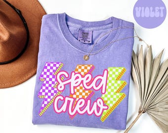Komfort Farben SPED Shirt, Lehrer T-Shirt, spezielle Bildung T-Shirt, Back to School, SPED Abteilung Geschenke, Crew, Kader