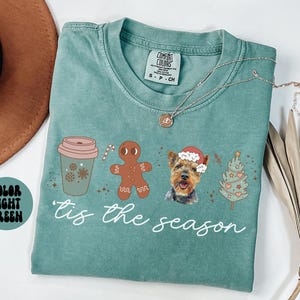Welsh Terrier Dog Mom Christmas Shirt, Welsh Terrier Gifts, Welsh Terrier Christmas Tshirt, Welsh Terrier Tee, Crew Neck, Women
