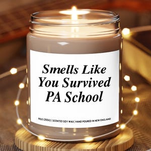 Funny Physician Assistant Candle, PA Gift Idea, PA School Graduation, PA Week, Doctor, Medical Student