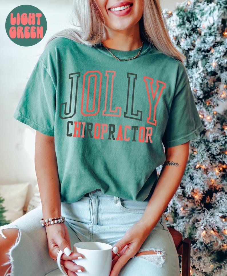 Chiropractor Christmas Shirt, Chiropractor Shirt, Gifts, Comfort Colors