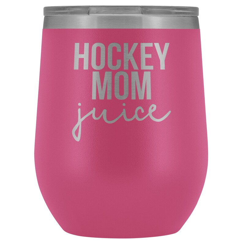 Hockey Mom Gifts Hockey Mom Wine Tumbler Hockey Mom Cup Etsy