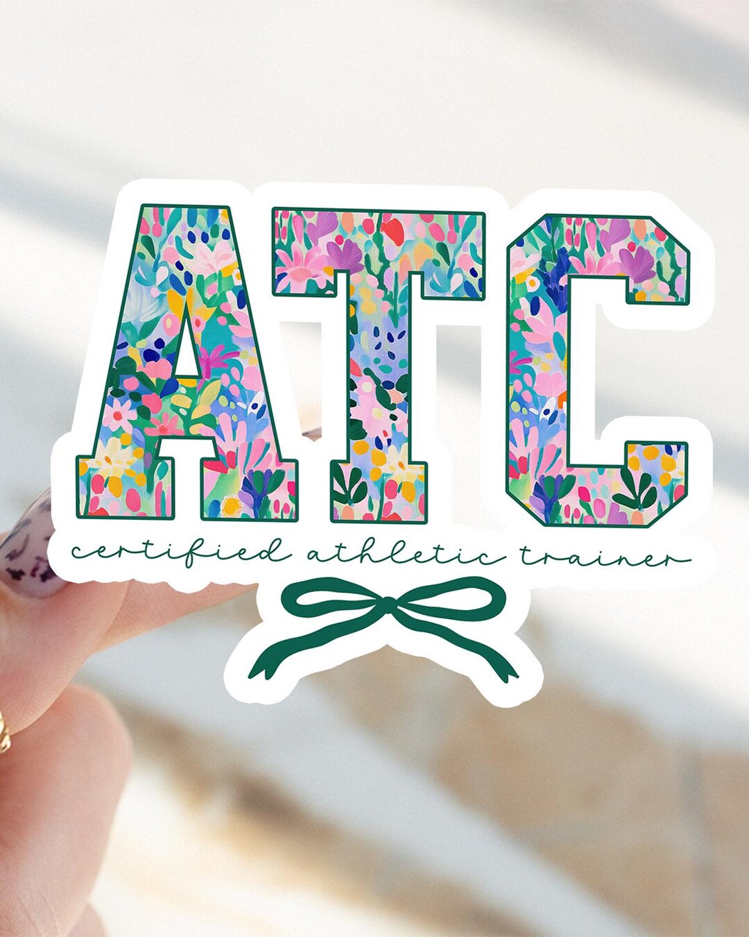 Trauner Sticker Athletic Trainer Sticker, Kiss Cut Sticker, Gifts, Laptop Decal ...