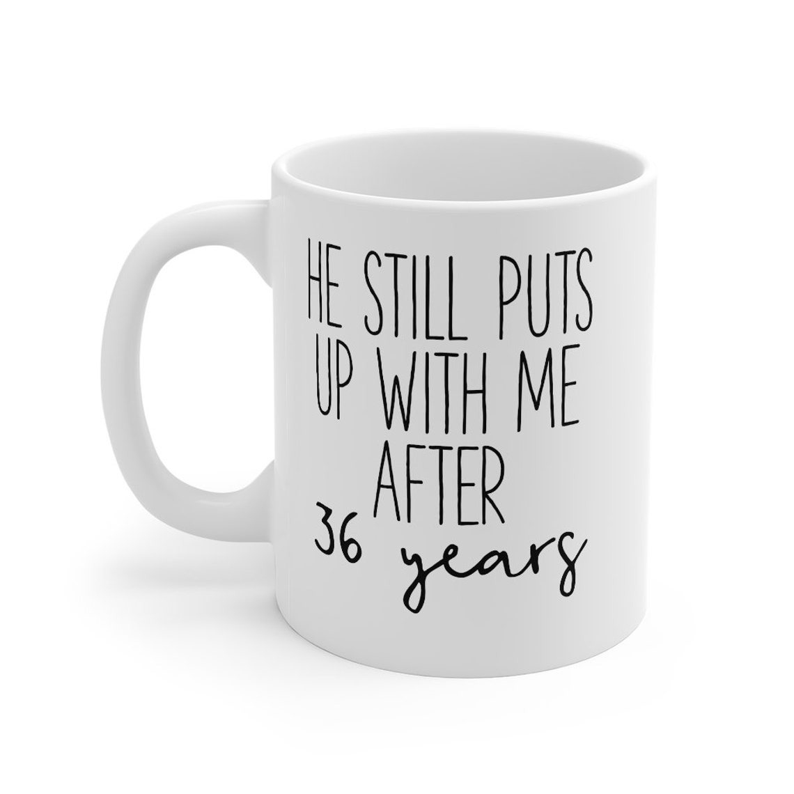 36th Anniversary Gifts 36th Anniversary Coffee Mug 36th | Etsy