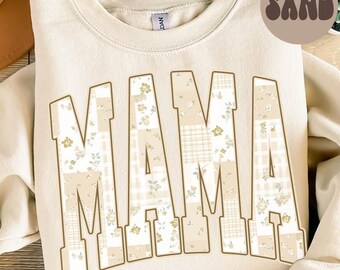 Mama-sweater, moedershirt, nieuwe moeder ronde hals, leuk cadeau voor moeder, trendy, Moederdagcadeaus, zwangerschap onthullen