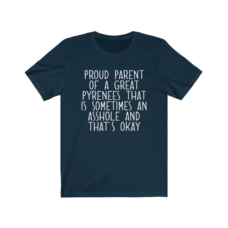Great Pyrenees Gifts, Great Pyrenees Shirt, Great Pyrenees Tshirt, Great Pyrenees Birthday Gifts for Men and Women Navy