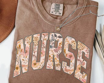 Comfort Colors Nurse Shirt, RN T-Shirt for Women, Registered Nurse life Tee, Nurse Practitioner Graduation, Nursing Team Shirts