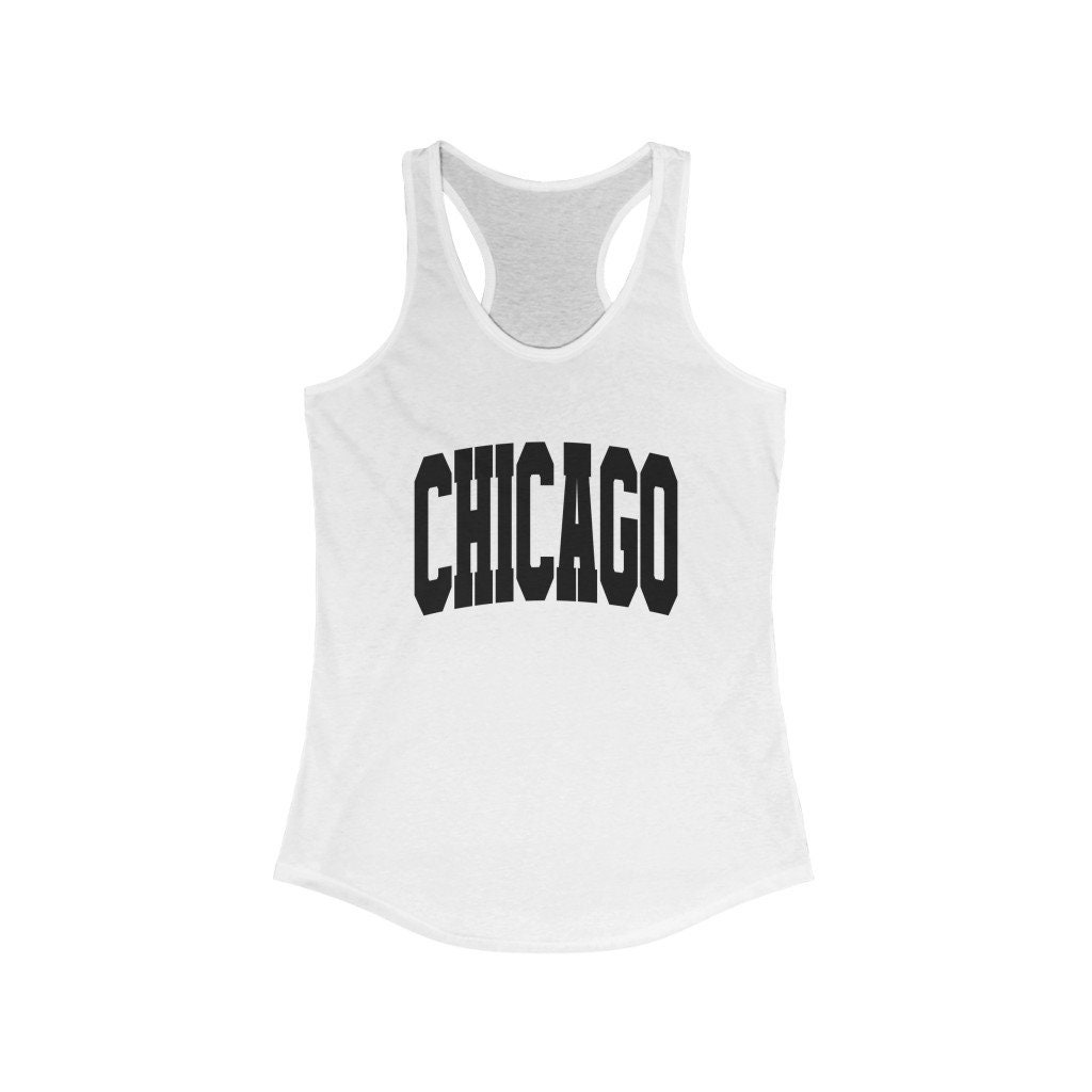 Funny Racerback Tank Shirt Illinois Home Moving Away Homesick Tank Top Birthday Gifts for Women