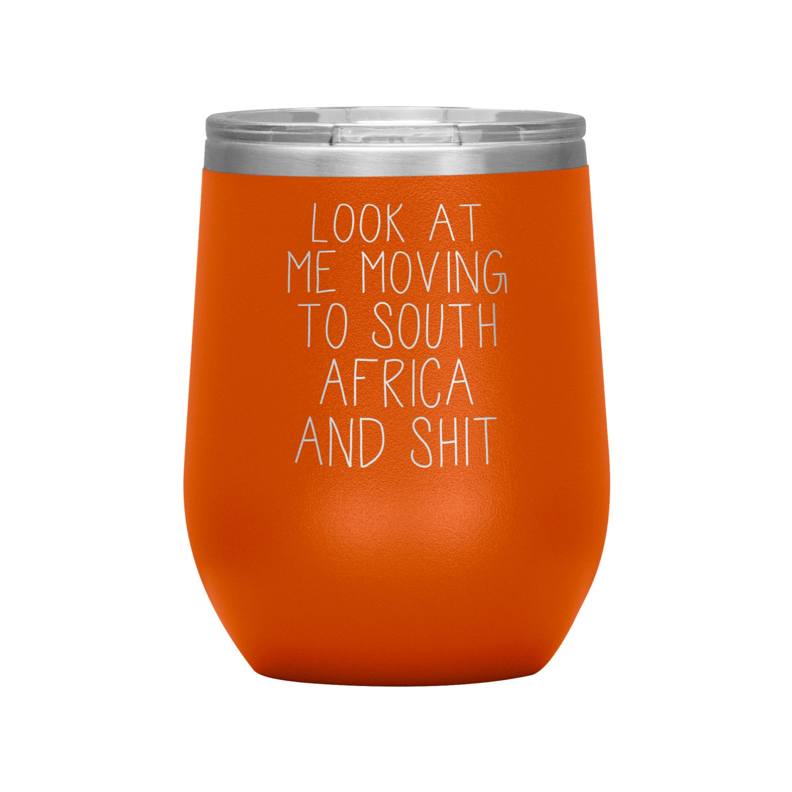 Moving to South Africa Wine Tumbler Moving Away Funny Gifts Etsy