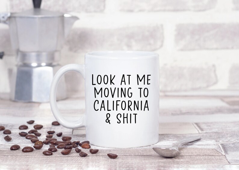 Verhuizen naar Californië Cadeaus, Verhuizen naar Californië Koffiemok, Verhuizen naar Californië Cup, Verhuizen naar Californië Verjaardagscadeaus voor mannen en vrouwen afbeelding 3