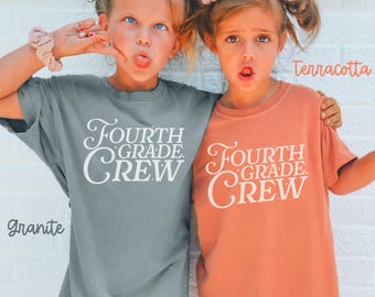 Comfort Colors Vierte Klasse Jugend Shirt, Zurück in die Schule Kinder T-Shirt, 4.Klasse T-Shirt, Studenten Geschenke, Jungen Mädchen, Erster Schultag