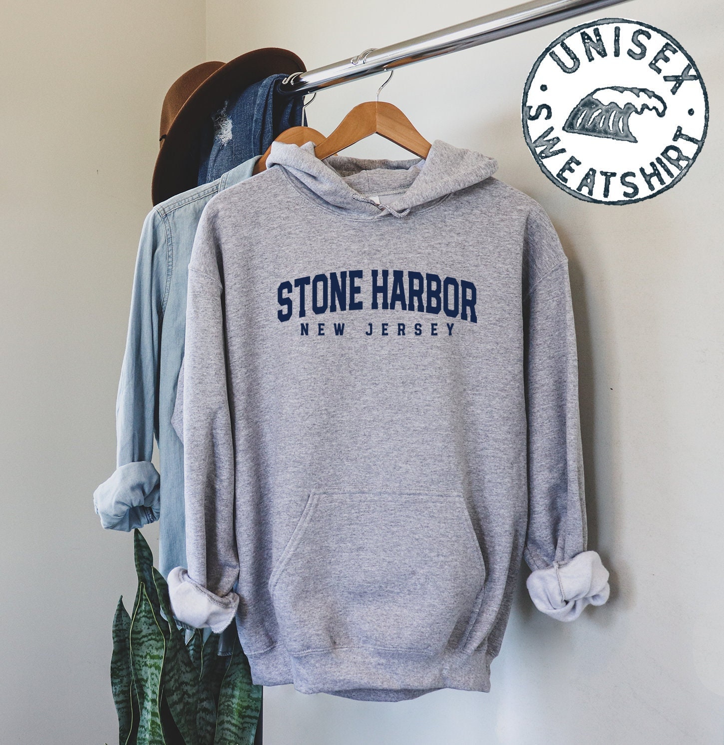 Hoodie Stone Harbor - Etsy