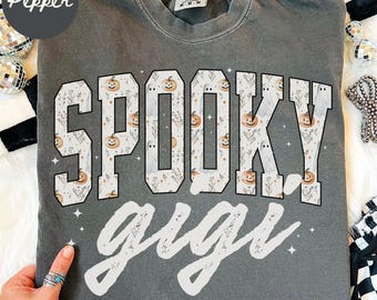 Gigi Comfort Colors Shirt, Halloween Oma Shirt, neue Herbst Oma Tshirt, Ghost Tee, Herbst Geschenke