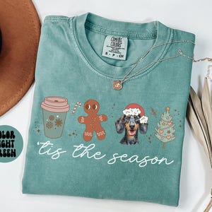 Weenie Dog Mom Christmas Shirt, Dachshund Gifts, Dachshund Christmas Tshirt, Dachshund Tee, Crew Neck, Women
