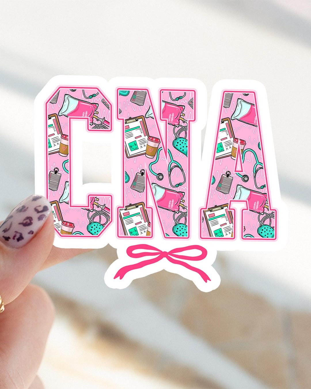 CNA Sticker, Certified Nursing Assistant, Registered Nurse Gift, Nurse ...
