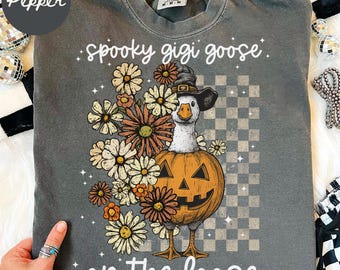 Gigi Comfort Colors Shirt, Halloween Oma Shirt, neue Herbst Oma Tshirt, Ghost Tee, Herbst Geschenke