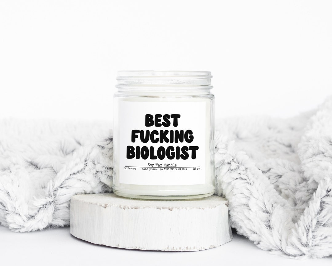 Biologist Biology Graduation Gifts, Funny Candle, Housewarming, Soy Wax