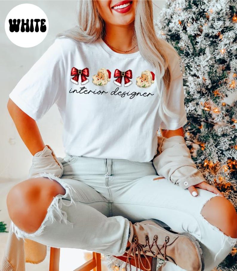 Interior Designer Christmas Coquette Shirt, Christmas Gifts, Comfort