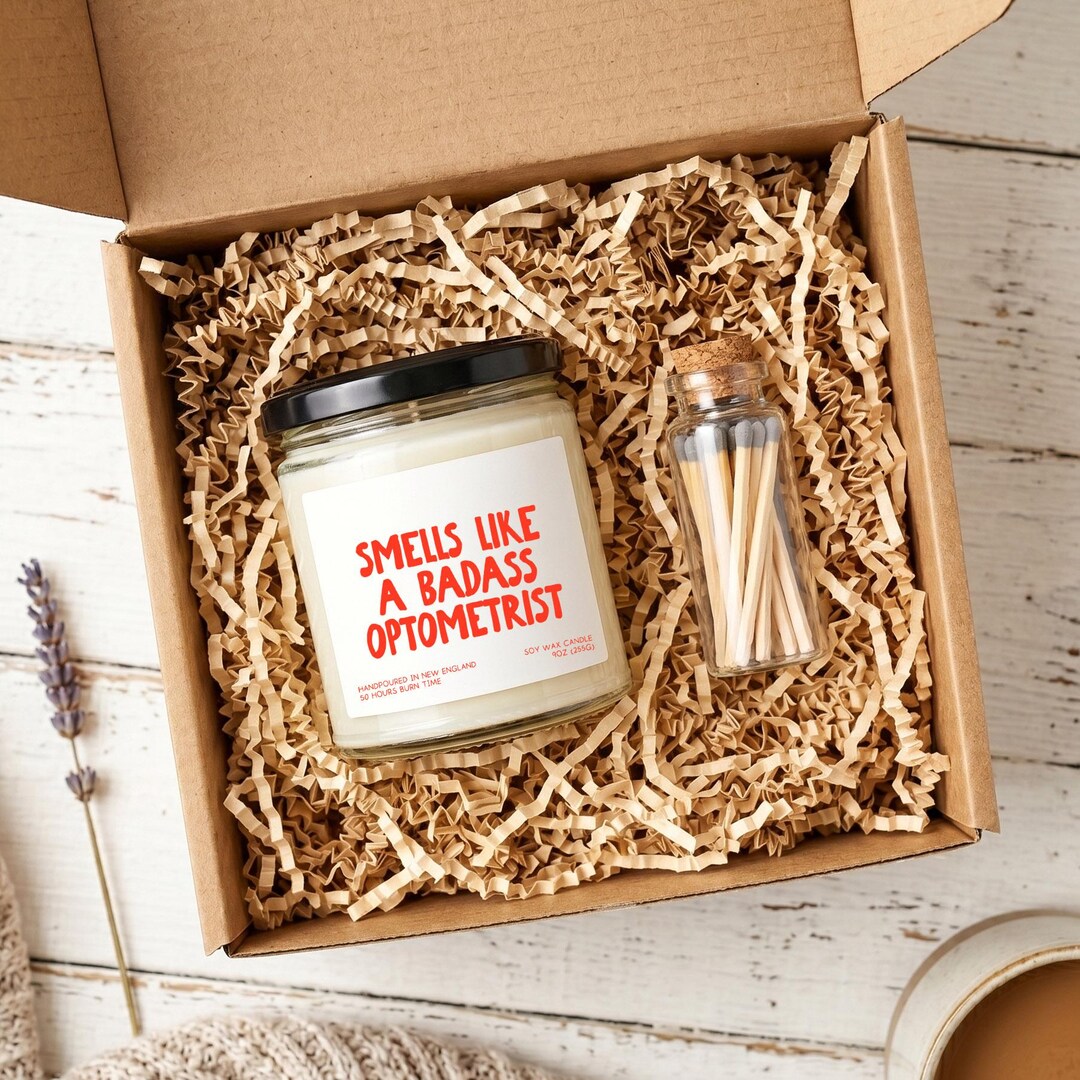 Optometry Gift Box Optometrist Graduation Gift Box, Funny Optometry Candle, School Student ...