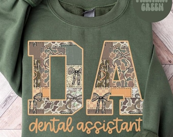 Felpa per assistente dentale, girocollo per studenti di odontoiatria, regalo per laureati in odontoiatria, maglietta per team di studi dentistici, carina e alla moda