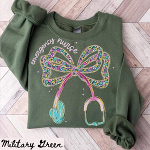 ER Nurse Sweatshirt, Emergency Nurse Crewneck, Emergency Department Shirt, Nurse Week, ED Nurse, Nursing School, Graduation