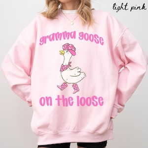 Gramma Sweatshirt, Grandma Crewneck, Mother&#39;s Day Gifts, New Grandmother Shirt, Womens, Summer Lemon