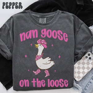 Camiseta &quot;Nan Comfort Colors&quot;, camiseta para abuela, regalos para el Día de la Madre, camiseta para abuelas primerizas, para mujer