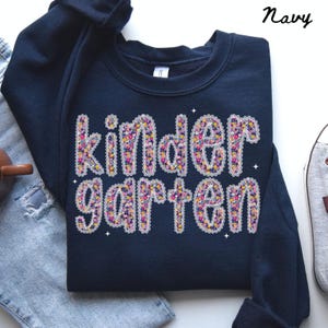 Kindergarten Team Sweatshirt, Lehrer Rundhals, Kindergarten Team Rundhals, Back to School T-Shirt, Kindergarten Abteilung Geschenke, Kader