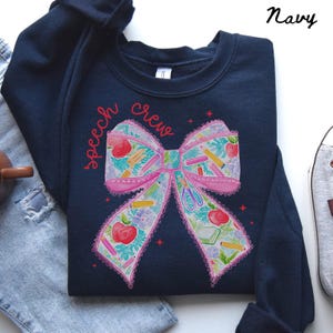 Speech Team Sweatshirt, Teacher Sweatshirt, SLP Crewneck, Back to School Tee, Speech Department Gifts, Speech Therapy