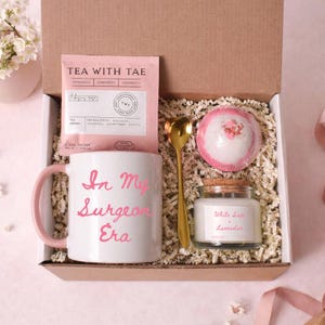 Surgeon Gift Box, Funny Medical Professional Candle, Unique Surgical Resident Gift Basket, Intern For Doctor Mug