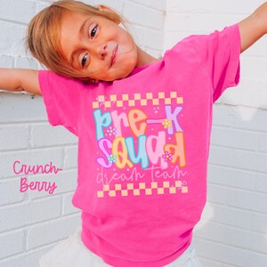 Comfort Colors Pre K Youth Shirt, Back to School Kids Tee, Preschool T-Shirt, PreK Student Gifts, Boys Girls, First Day of School