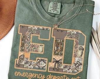 Comfort Colors 救急科シャツ、救急科看護師Tシャツ、チームTシャツ、ナースウィーク、救急科看護師、かわいい看護学校、卒業式
