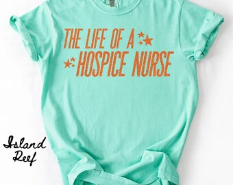 Komfort Farben Hospiz Krankenschwester Shirt, Hospiz Pflege T-Shirt, Krankenschwester TShirt, Krankenpflege Studenten T-Shirt, Hospiz Team, Abschlussfeier, Helfer