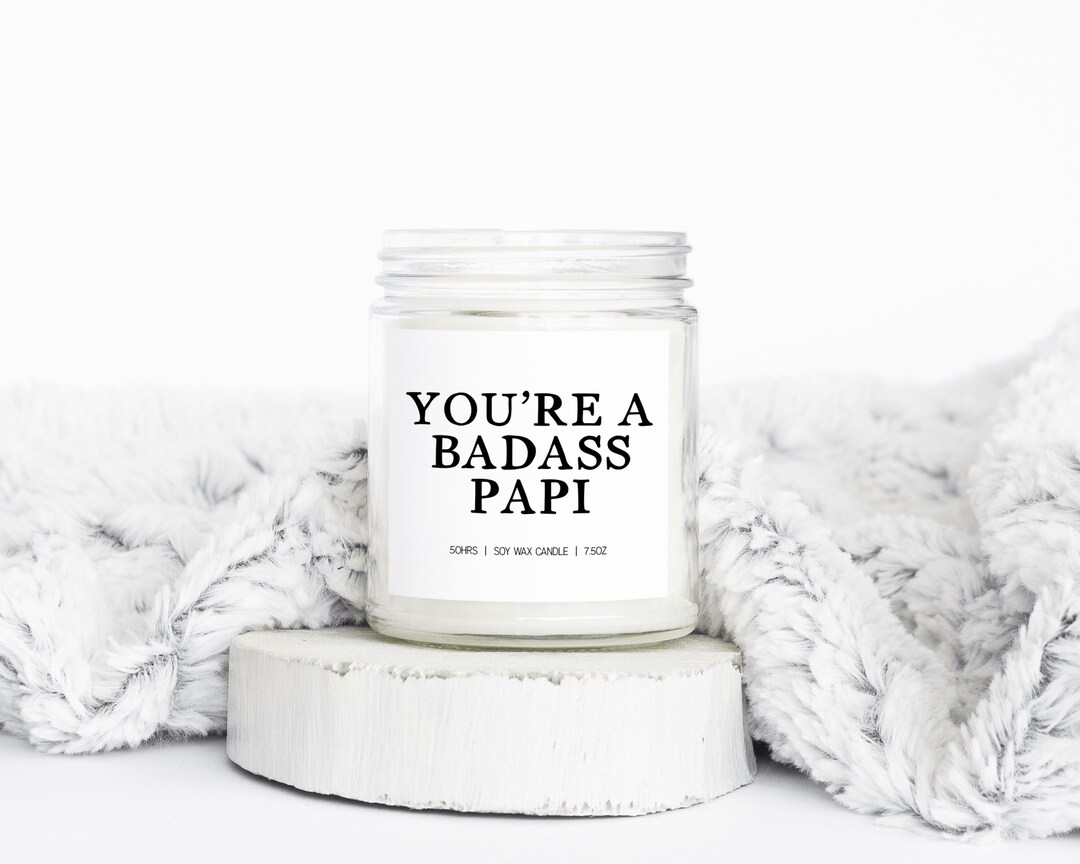 Papi Fathers Day Birthday Ideas Gifts Funny Candle Etsy