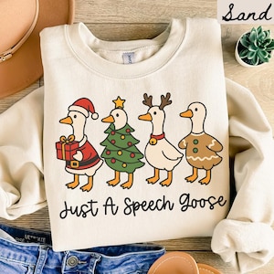 Speech Team Sweatshirt, Christmas Speech Pathologist Sweatshirt, SLP Crewneck, Back to School, Speech Department Gifts, Speech Therapy