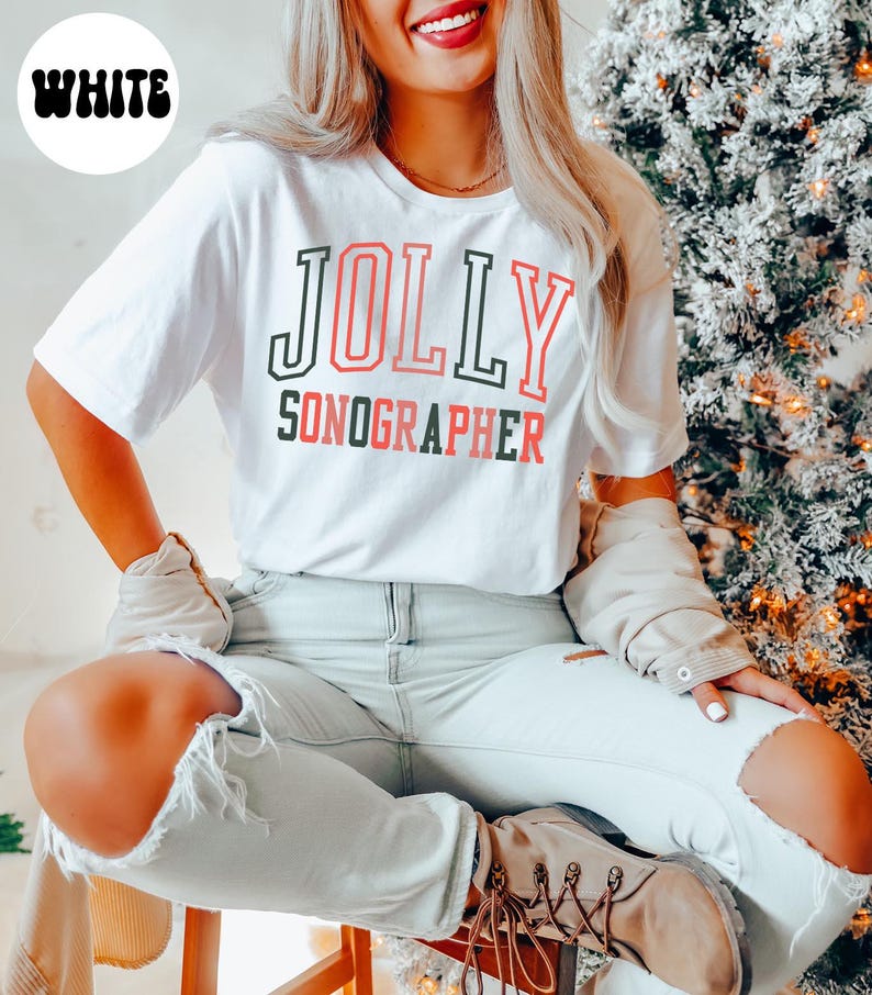 Sonographer Christmas Shirt, Sonography Shirt, Gifts, Comfort Colors