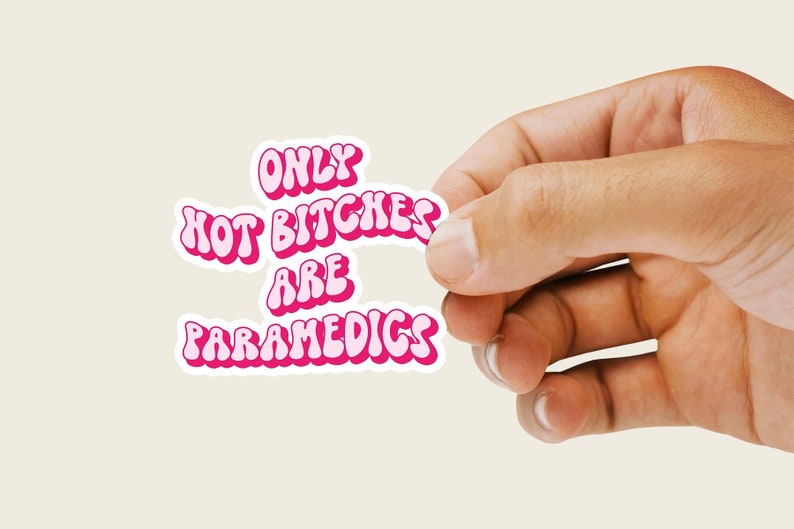 Paramedic Graduation Sticker, Gifts, Kiss Cut, For Laptop, Funny, Women Men, Him Her image 1