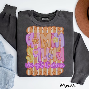 Comfort Colors Admin Team Sweatshirt, Teacher Sweatshirt, Administration Crewneck, Back to School Tee, Office Department Gifts, Crew, Squad