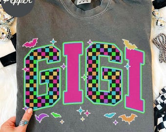 Gigi Comfort Colors Shirt, Halloween Oma Shirt, neue Herbst Oma Tshirt, Ghost Tee, Herbst Geschenke