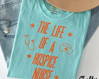 Komfort Farben Hospiz Krankenschwester Shirt, Hospiz Pflege T-Shirt, Krankenschwester TShirt, Krankenpflege Studenten T-Shirt, Hospiz Team, Abschlussfeier, Helfer