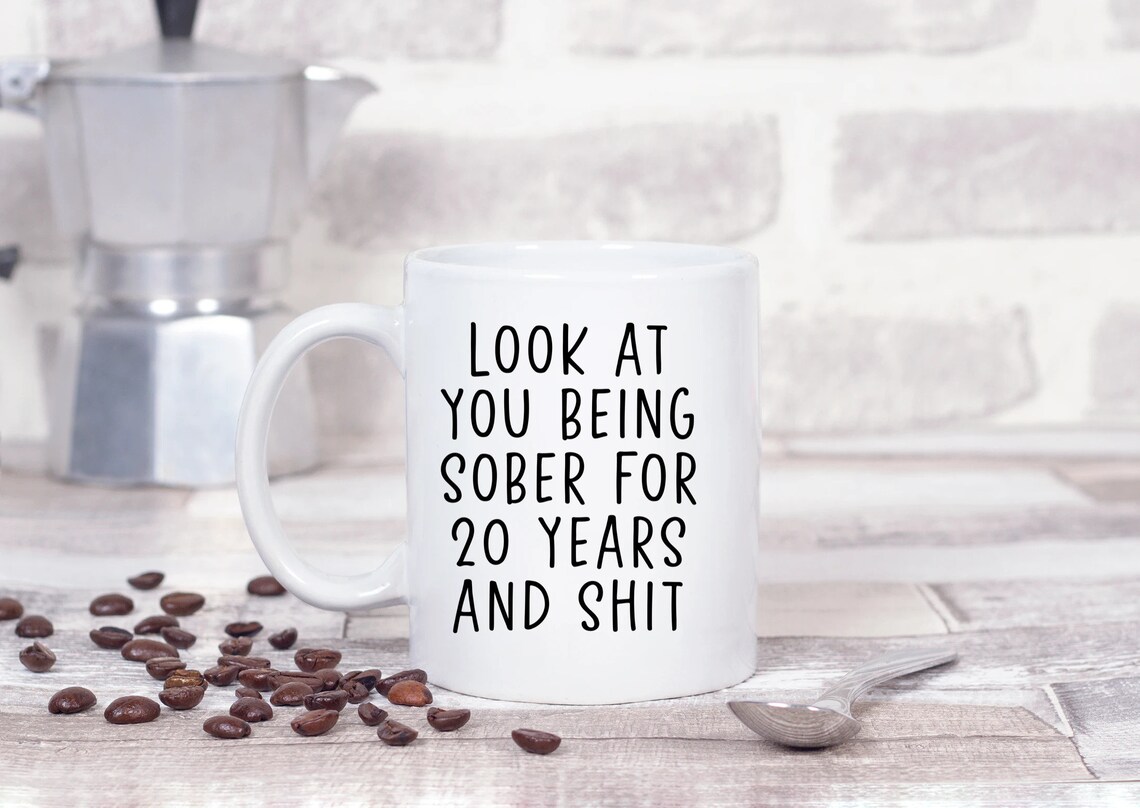20 Year Sober Gifts 20 Year Sobriety Coffee Mug 20 Year | Etsy