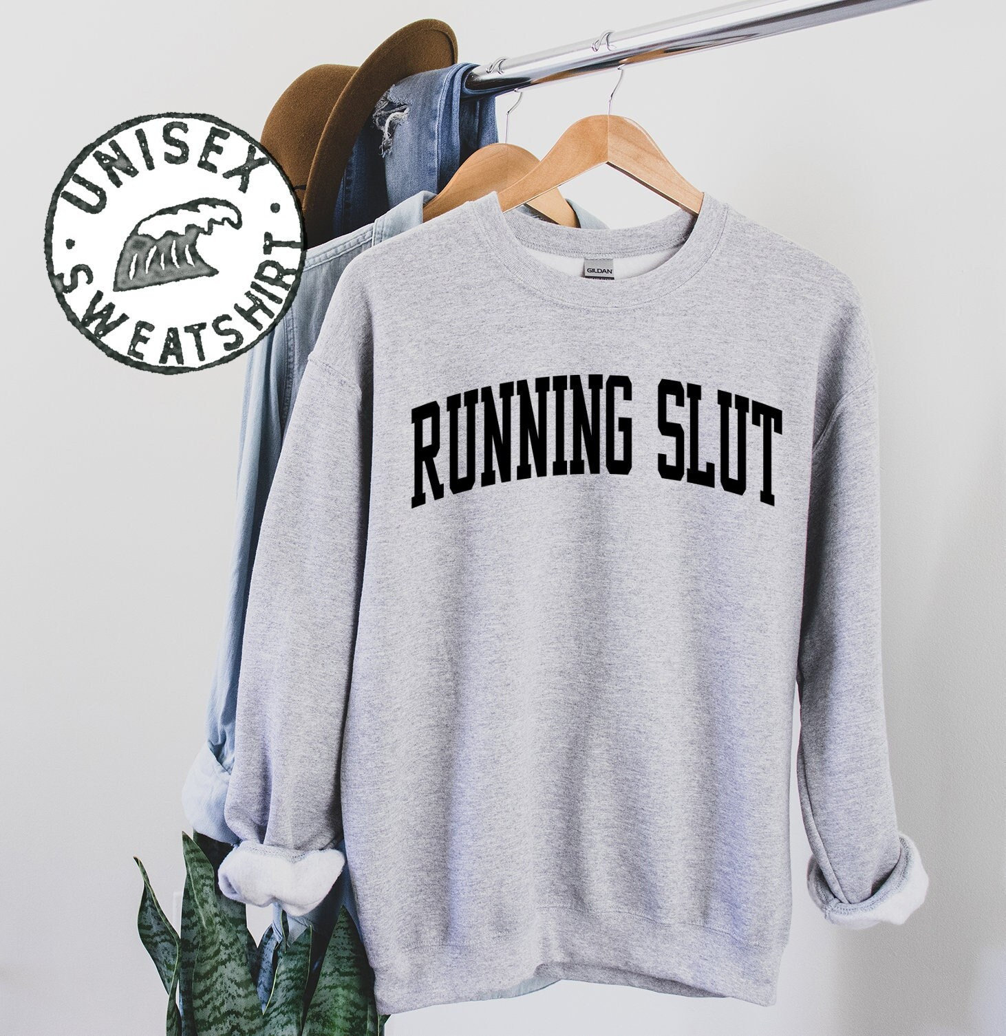Sudadera Running Slut Runner, regalos, suéter divertido, jersey, hombres, mujeres, él y ella