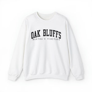 Oak Bluffs Martha's Vineyard-sweater, geschenken, grappige ronde hals, trui, trui, trui, mannen vrouwen, hem haar afbeelding 9