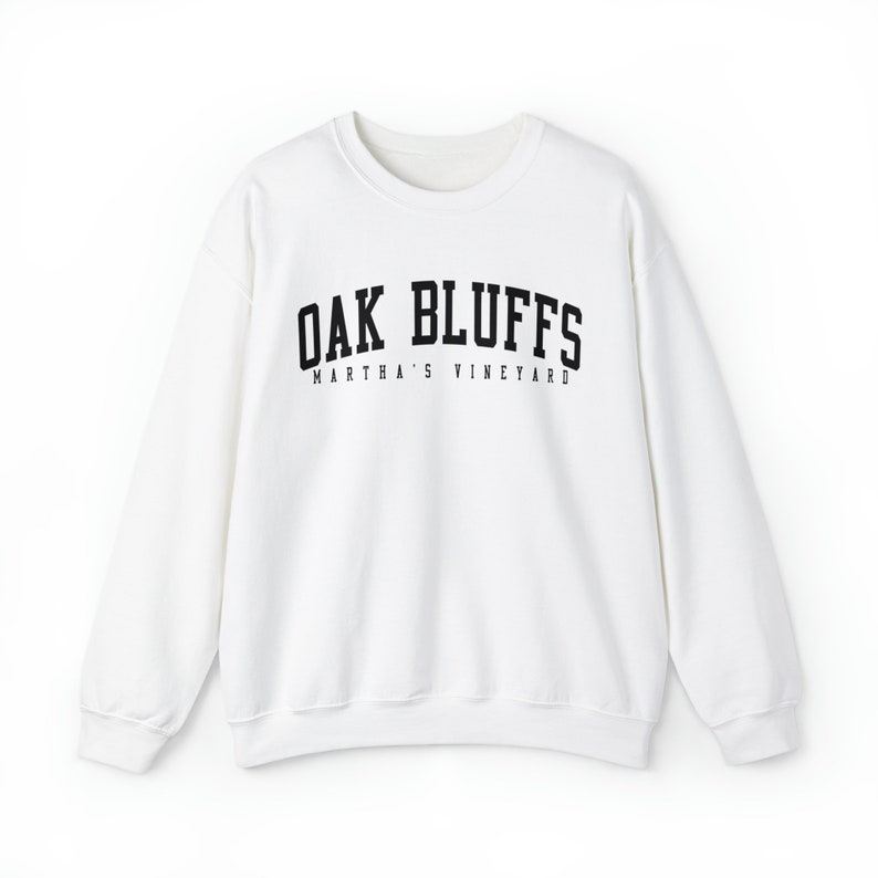 Oak Bluffs Martha's Vineyard-sweater, geschenken, grappige ronde hals, trui, trui, trui, mannen vrouwen, hem haar afbeelding 9
