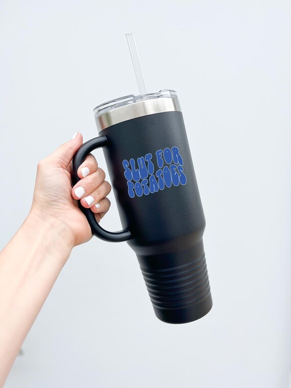 Tazza termica Wicked Movie Tumbler da 40 o 20 once con coperchio e cannuccia - Italia
