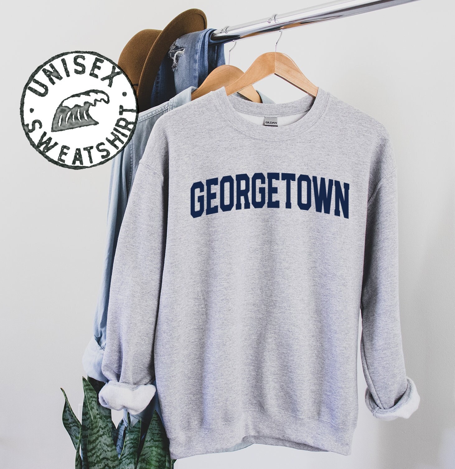 Georgetown retail hoodie brandy