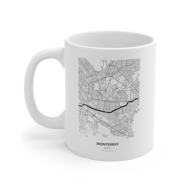 Moving to Monterrey Mexico Map Gifts Moving to Monterrey Etsy