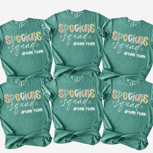 Comfort Colors Specials Shirt, Lehrer T-Shirt, T-Shirt für spezielle Bildung, Schulanfang, SPED Abteilung Geschenke, Crew, Kader