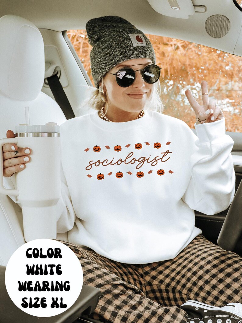 Sociologist Halloween Sweatshirt, Sociology Sweatshirt, Gifts for Her