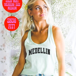 Medellin Kolumbien Tank Top, Geschenke, Racerback Shirt, ärmellos, Frauen