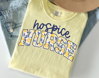 Komfort Farben Hospiz Krankenschwester Shirt, Hospiz Pflege T-Shirt, Krankenschwester TShirt, Krankenpflege Studenten T-Shirt, Hospiz Team, Abschlussfeier, Helfer